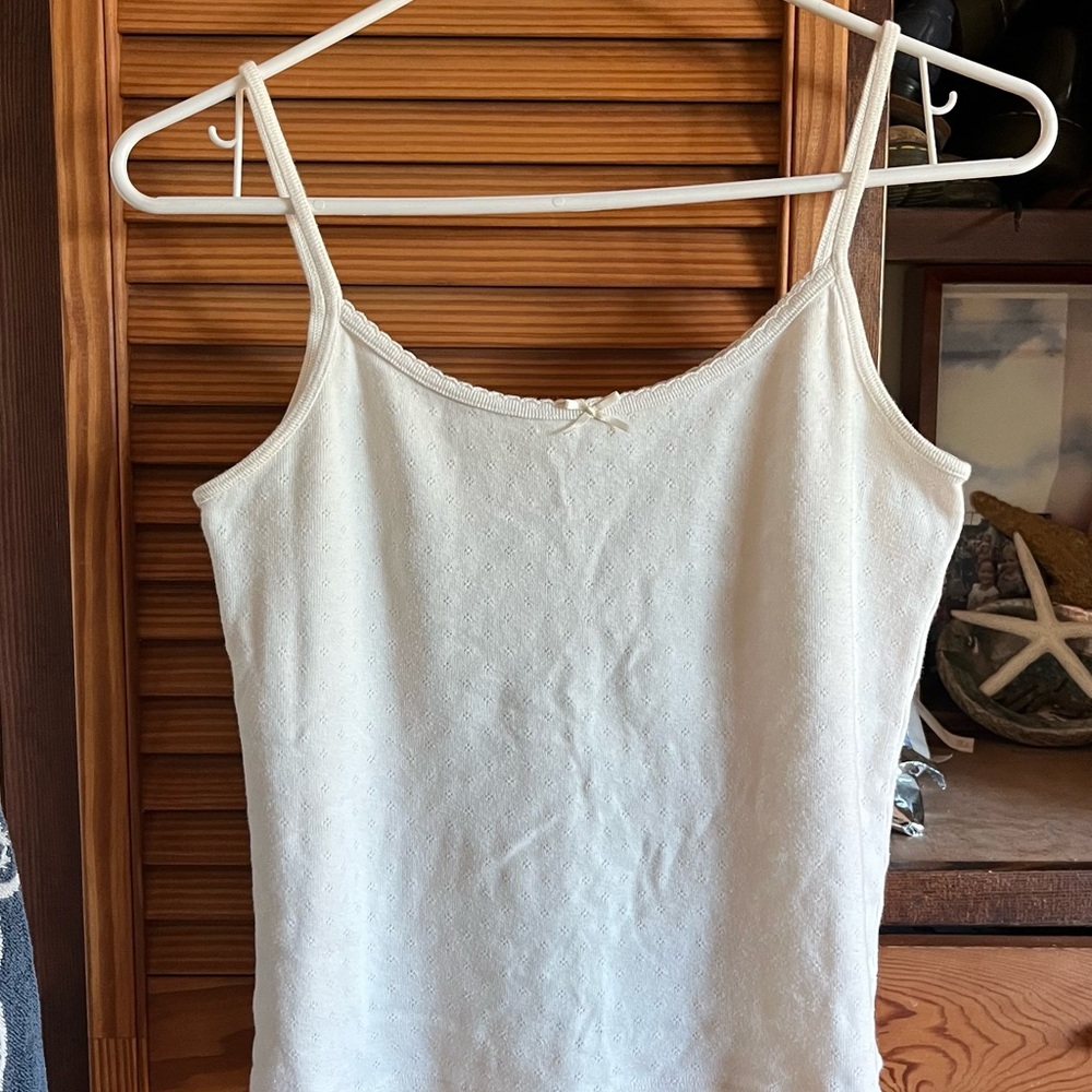 Brandy Melville Cream Camisole Top